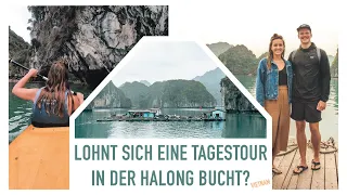 Halong Bucht - Lohnt sich ein Tagesausflug ab Cat Ba? | Travelguide Vietnam (Weltreise #Vlog 15)