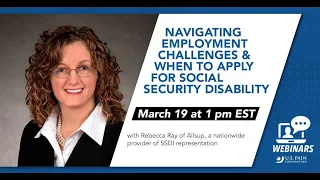 Navigating employment challenges and when to apply for Social Security