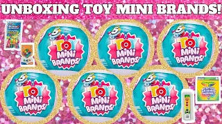 Toy Mini Brands UNBOXING Zuru Toys 5 Surprise Blind Bag Opening! NEW PIECES FOUND!!