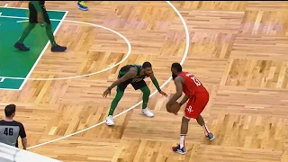 James Harden's crazy stepback three over Kyrie and Tatum