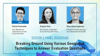 SESSION 2: Breaking Ground Using Various Geospatial Techniques to Answer Evaluation Questions