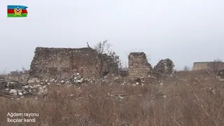 Ağdam rayonunun İlxıçılar kəndindən videogörüntülər