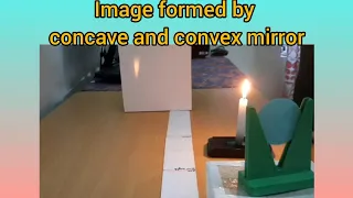 Image formed by concave and convex mirror