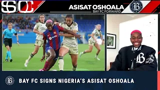 Bay FC's Asisat Oshoala Full Interview on ESPN Sports Center