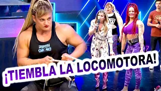 ¡LA LLEVÓ AL LÍMITE! Una participante entrenó fuerte y la Locomotora Oliveras tembló al verla