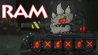 Super Tank Rumble Creations - Ram - Monster Tank Boss From Death Labyrinth Level 3