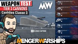 Qual o melhor canhão da Classe 3? | MODERN WARSHIPS