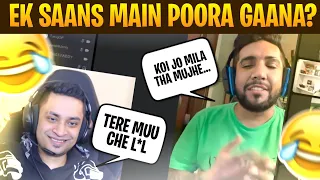 AIK SAANS ME POORA GAANA 😲 / FUNNY MOMENTS / MRJAYPLAYS