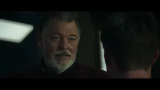 Star Trek Picard 3x3 Riker and Crusher Talk About Picard  | Dope Acting Scenes