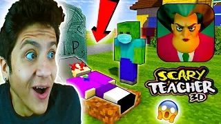 GECE 3'te MİNECRAFT KORKUNÇ ÖĞRETMENİ TUZAĞA DÜŞÜRDÜM !