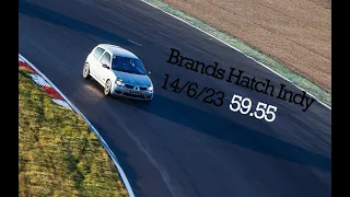 #8 Renault Clio 172 at Brands Hatch Indy - Opentrack Evening 14/6/23