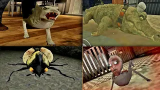 Creepy pets #6 |  Dark Internet's Cat vs  Twins's  Beetle vs Slendrina's child vs Rod's Crocodile