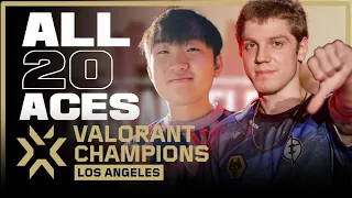 All ACES in all stages |  VALORANT CHAMPIONS 2023 Los Angeles