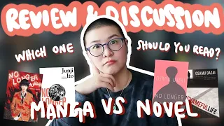 no longer human by osamu dazai || book review, manga comparison & discussion