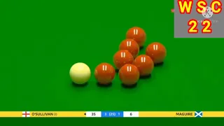 Ronnie O'Sullivan Vs Stephen Maguire World Snooker Championship 2022 Q.F 5th Frame