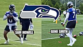 Seattle Seahawks OTA’s Day 2 HIGHLIGHTS: Geno Smith vs Sam Howell THROW FOR THROW + BYRON MURPHY😱