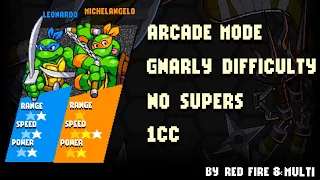 [New patch 1.0.0.182] TMNT: Shredder's Revenge - 2P Co-op No Supers [Gnarly / Arcade] 1CC