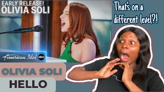 Olivia Soli Receives High Praise From Lionel Richie For Singing "HELLO" -American Idol 2023 Reaction