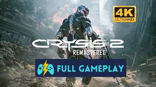 Crysis 2 Remastered | Gameplay Walkthrough | 4K 60fps | No Commentary