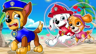 Paw Patrol FALL in LOVE - Mashall Love Skye - Chase'S Heartbroken | Ultimate Rescue Rainbow 2