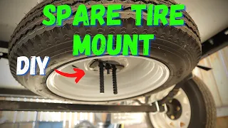 DIY Small Trailer Spare Tire Mount