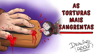 As torturas mais sangrentas da história 💀 Draw My Life Português