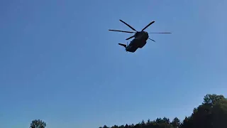 Sikorsky CH-53 low fly-by Tiefflug (HSG 64 Laupheim)