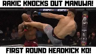 Jimi Manuwa vs Aleksandar Rakic Full Fight Reaction and Breakdown - Ufc on espn+ 11 Stockholm Recap