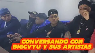 conversando con @bigcvyu7366 y sus artistas lucifer - beennii - diegobr - vixooo.s - elpeyuko