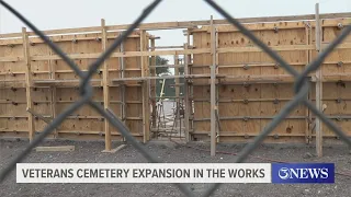 Coastal Bend State Veterans Cemetery expansion project work underway