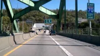 Wheeling WV tunnel on Interstate 70