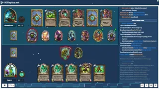 ProGaming - Hearthstone, Quest Druid(5) vs Quest Shaman(5) by GemaLuzente and harry, Ranked - Sta...