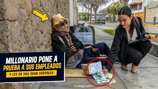 Millonario prueba honestidad y valores a empleados | Millonario puso a prueba a sus trabajadores