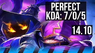 VEIGAR vs KENNEN (MID) | 7/0/5, Godlike | EUW Master | 14.10