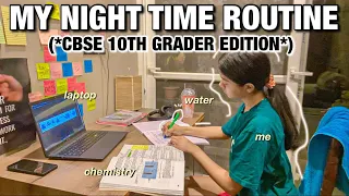 My Night Time Routine *CBSE 10th GRADER EDITION* 📖🌙 #cbseclass10 #nightroutine