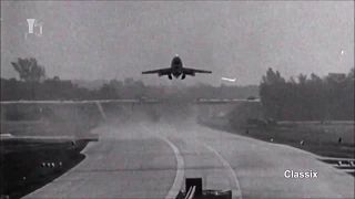 German Fiat G-91R-3 exercise on highway in 1967