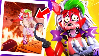 What happens if you REPAIR GLAMROCK FOXY using ROXY'S PARTS?! (FNAF Security Breach Myths)