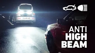 SUPER BRIGHT Anti High Beam taillights [not USELESS car innovations]