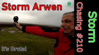 Storm chasing - Storm Arwen #210