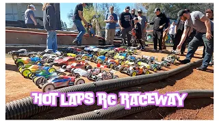 Hot Laps RC Raceway RC Track running 8th 10th Nitro Electric Buggy Truggy Short Course 2wd 4wd