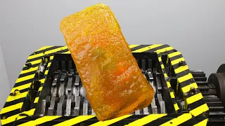 JELLY FANTA VS SHREDDING MACHINE AMAZING VIDEO