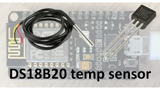 DS18B20  NODEMCU (ESP8266)  BLYNK = подключение герметичного датчика температуры