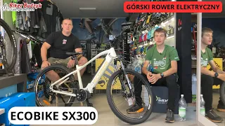 Elektryczny rower górski | EcoBike SX300 | Rowery w Biker-Budzyk | Prezentacja