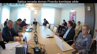 20 02 2020  Saldus novada domes Finanšu komitejas sēde