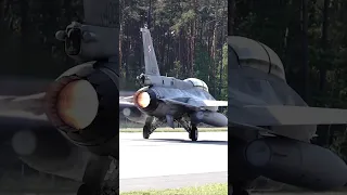 F-16 at Highway Strip in Poland - Route604