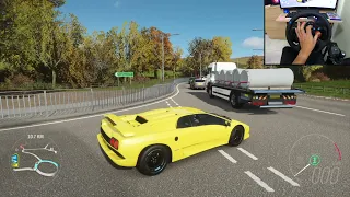 LAMBORGHINI DIABLO SV 1997 - Forza Horizon 4 | Logitech g29 gameplay