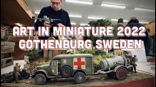 Model show in Sweden. Art in Miniatures 2022. Scale model contest/exhibition. https://diowork.se/