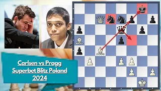 Superbet Blitz || Carlsen vs Praggnanandhaa || 2024