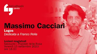 Massimo Cacciari | Logos | festivalfilosofia 2023