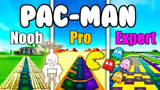 PAC-MAN Theme (Emote) Noob vs Pro vs Expert (Fortnite Music Blocks)